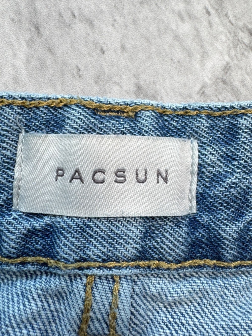 PacSun Casey Wide Leg Low Rise Baggy Jeans Size 24 Light Wash Y2K Streetwear - Picture 4 of 13